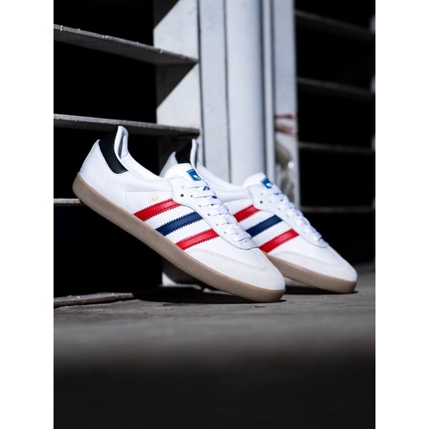 ADIDAS SAMBA OG WHITE NAVY RED | Casual