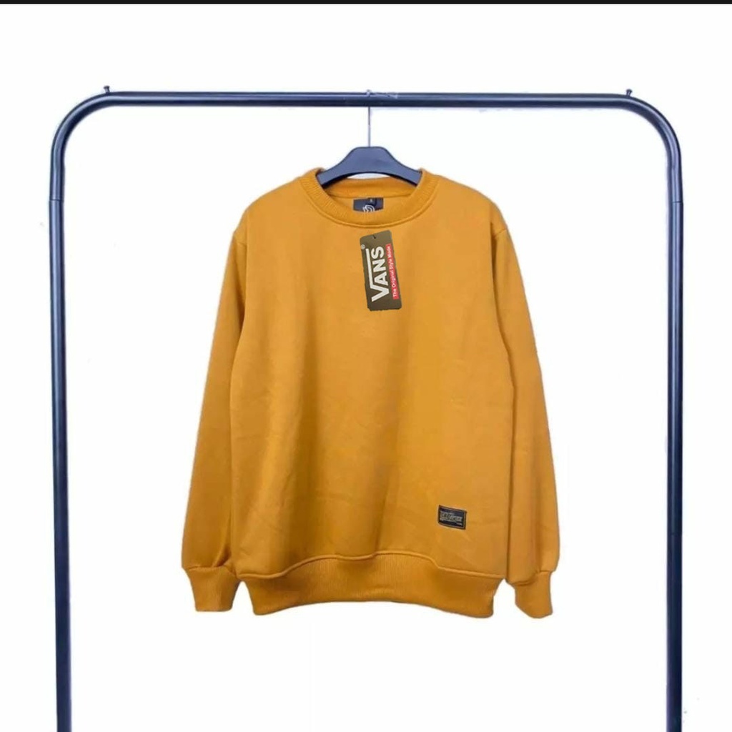 SW CREWNECK BASIC POLOS PRIA WANITA SIZE M L XL XXL