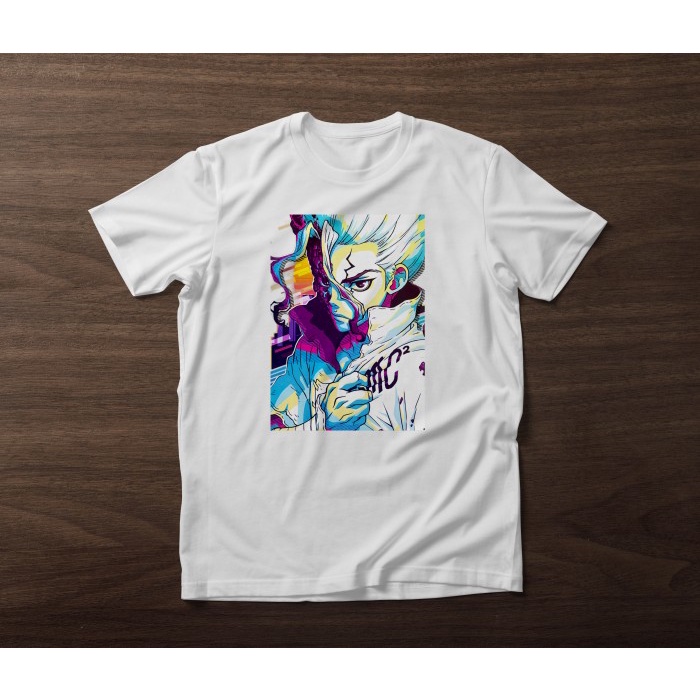 Tshirt Kaos anime Dr stone senku ishigami