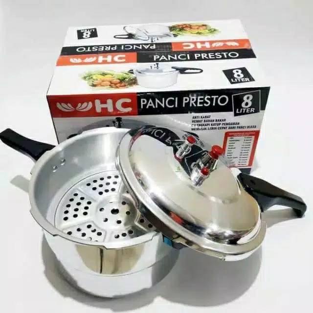 Panci Presto merk HC 8 Liter anti karat