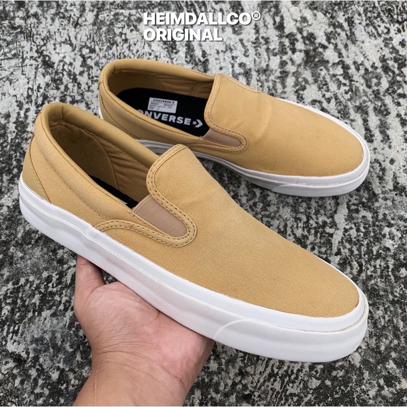 CONVERSE ONE STAR CC SLIP ON CLUB GOLD ORIGINAL