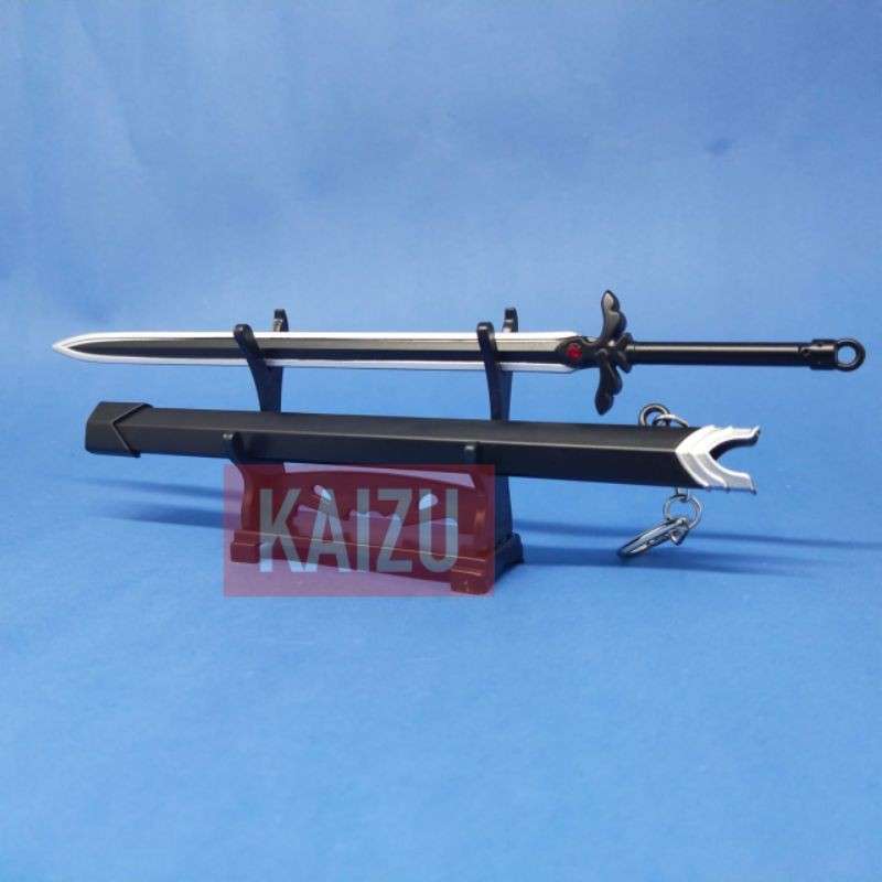 Gantungan Kunci Miniatur Pedang Night Skay Kirito Anime Sword Art Online SAO
