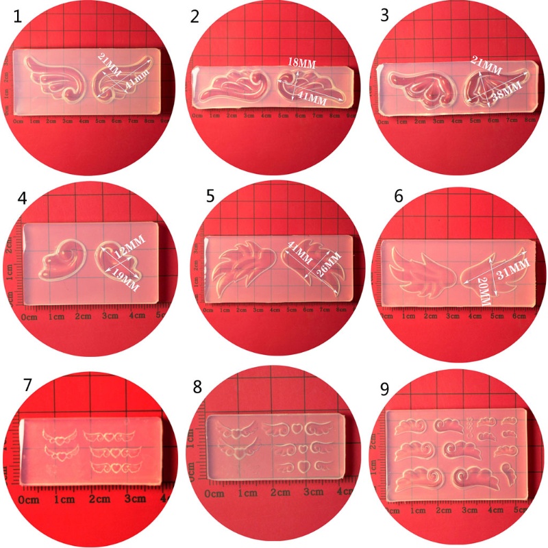 Siy Template Cetakan Dekorasi Nail Art Diy Untuk Wanita