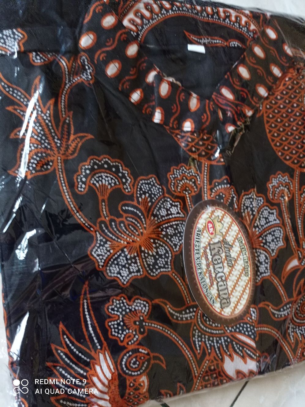 Gamis Batik Manggar Sekar Padi Kubis Daun Kupu Cantik