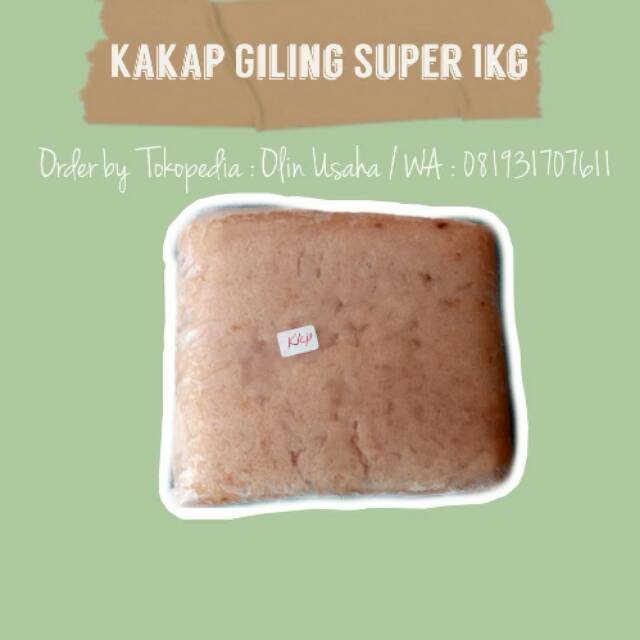 

Ikan kakap giling murni