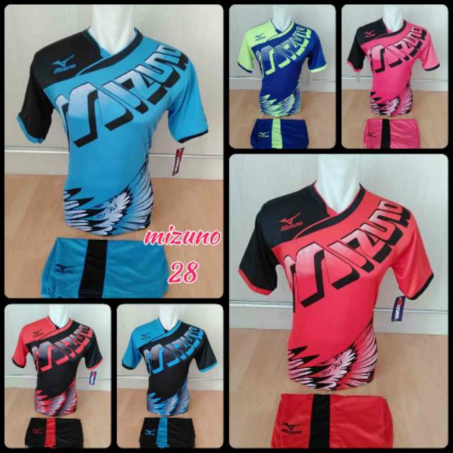 Setelan Olahraga Baju Voli Kaos Tim Volly