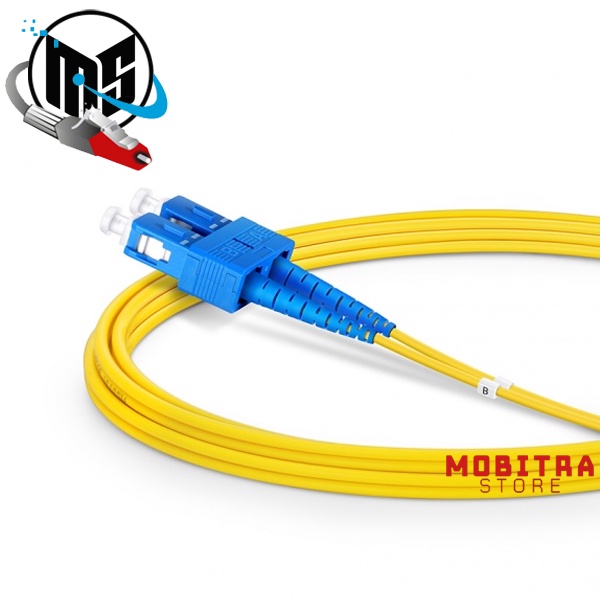 Patch Cord SC-LC SM 2m | Fiber Optic SC/UPC-LC/UPC Single Mode Duplex 2 Meter