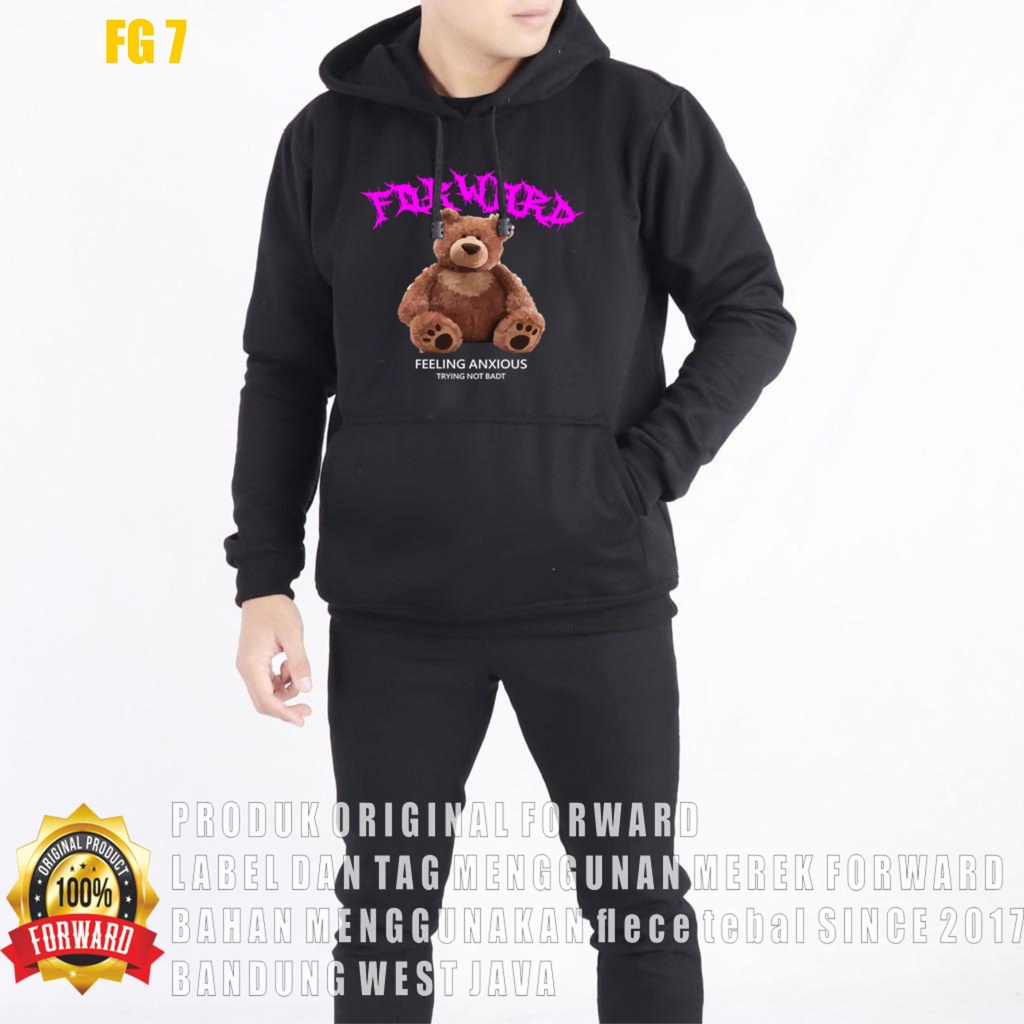 Sweater Pria Japanese Sweater Hoodie Fleece Jumper Switer Model Jepang Terbaru FORWARD SYSTEM Lanzclothing FG7