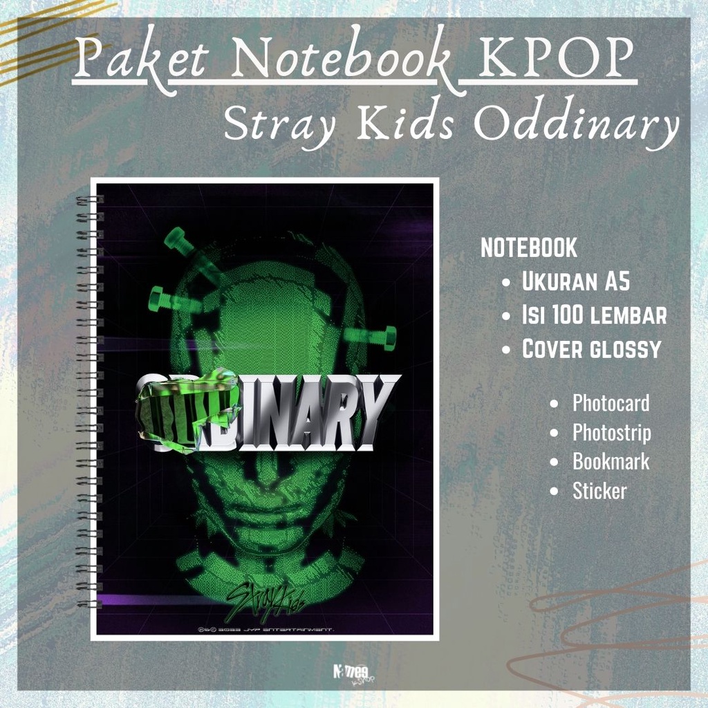 

Stray Kids Notebook Oddinary