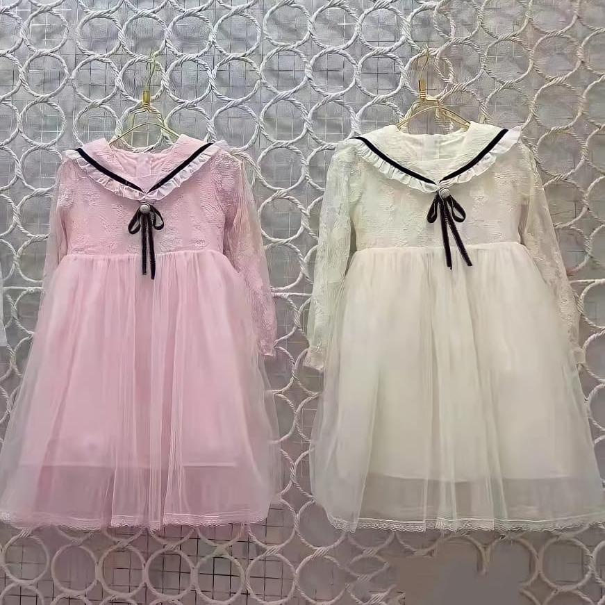 Rabbit Kids Dress Pesta Anak Perempuan Model Princess/Dress Tutu Brokat Anak Cewek Korea Style Terba