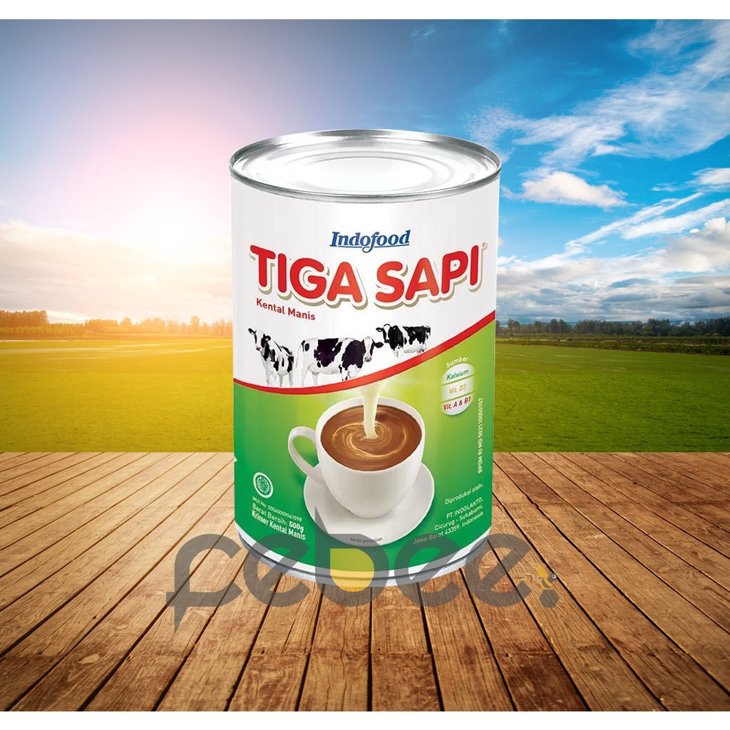 

Tiga Sapi Creamer Kental Manis Susu Krimer 490g