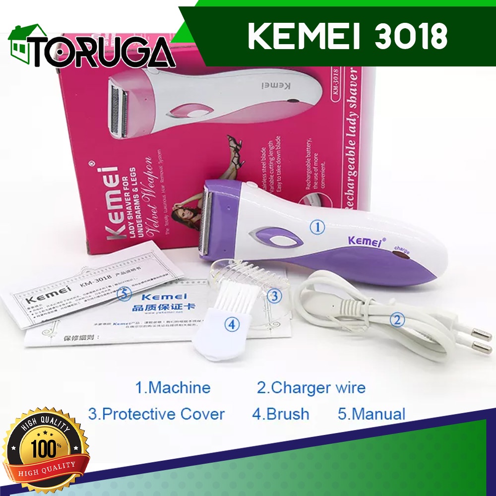 Kemei 3018 Alat Cukur Rambut Bulu Shaver Remover Cukuran Multifungsi