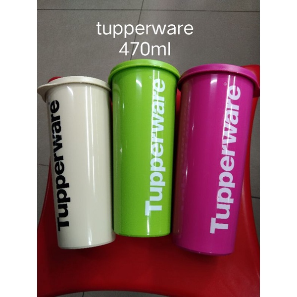 botol gelas air minum tupperware asli