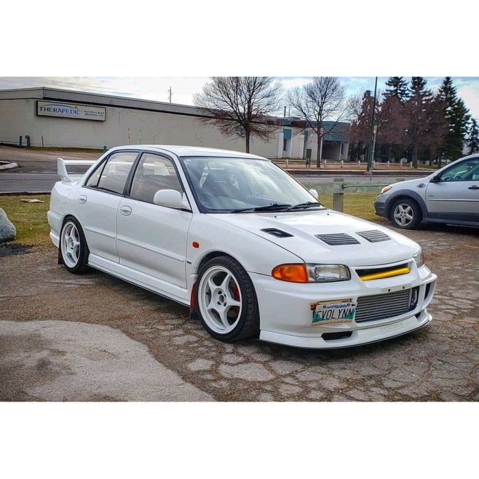 Bodykit Mitshubishi Evo - Bodykit EVO AKSESORIS MOBIL BODYKIT lancer evo 3 plus kap mesin bahan dura