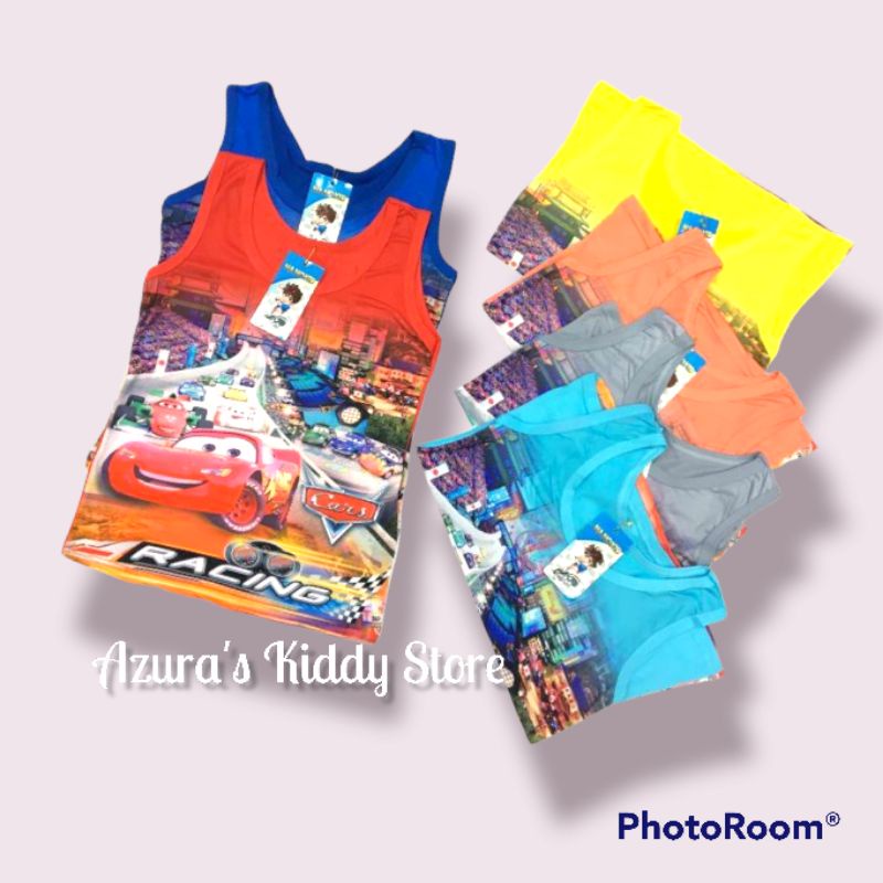 Singlet Anak Cowok / Kaos Dalam Anak Cowok KARAKTER /Singlet anak laki-laki