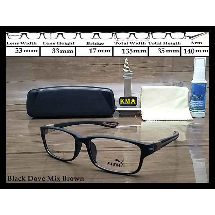 Indh frame kacamata minus puma sport kacamata minus frame puma sport STOK TERBATAS Kode 1433