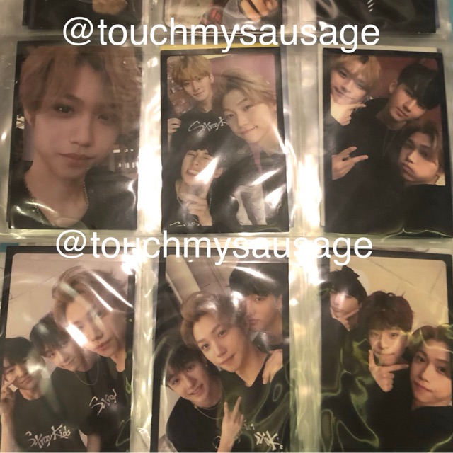 UNIT ALBUM STRAY KIDS PHOTOCARDS + fan club pc 0th gen dan stickers