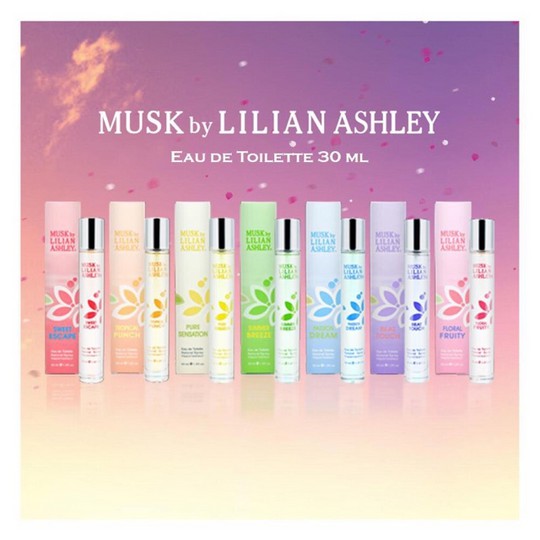 ⭐BAGUS⭐ MUSK BY LILIAN ASHLEY EAU DE TOILETTE PARFUM | Minyak Wangi Pria / Wanita 30 Ml