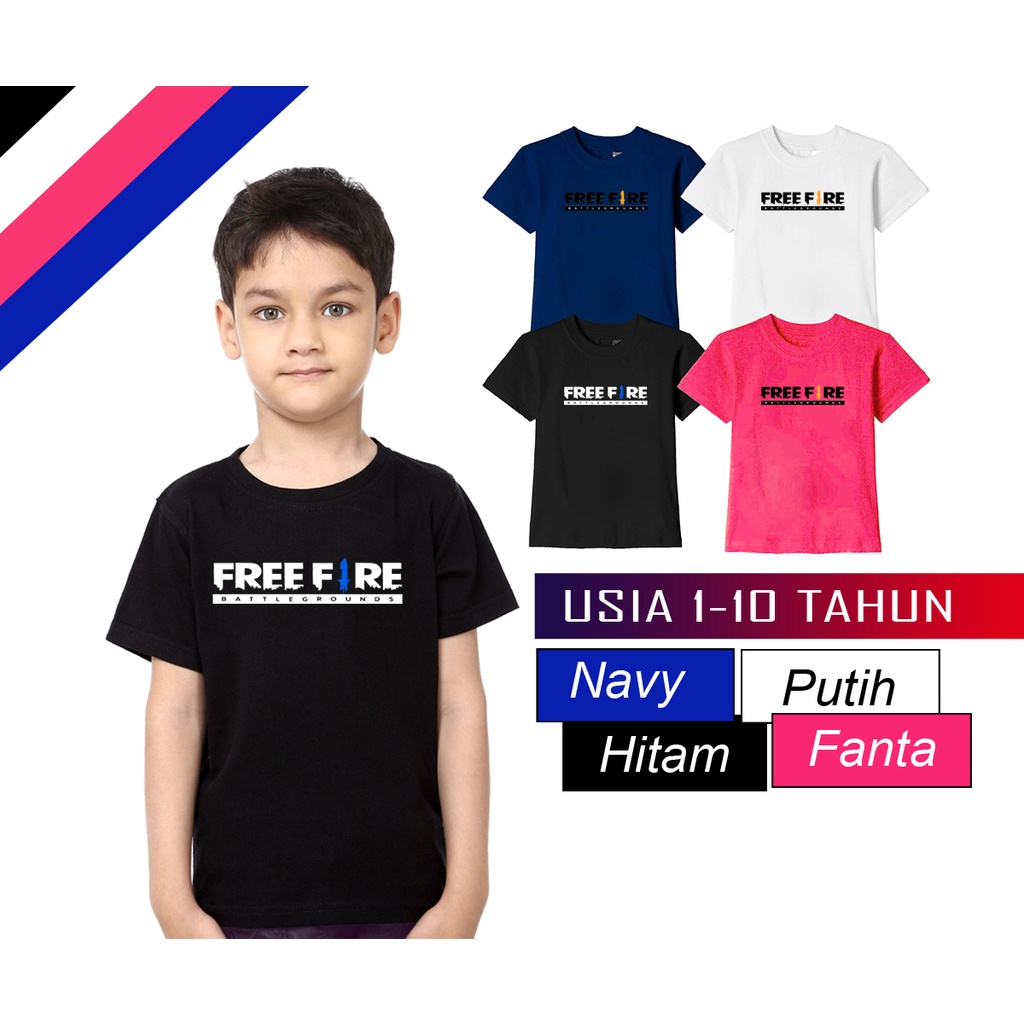 KAOS ANAK TSHIRT FREEFIRE