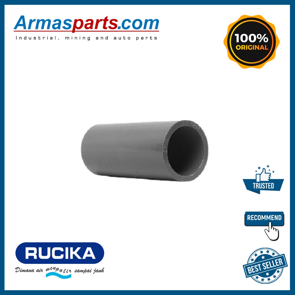 Sambungan Pipa Fitting PVC Sock AW 6" Socket AW 6 Inch Rucika