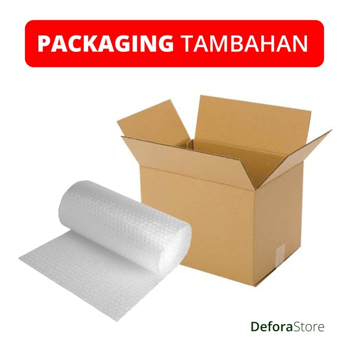 

Extra Packaging / Kemasan Tambahan - Defora