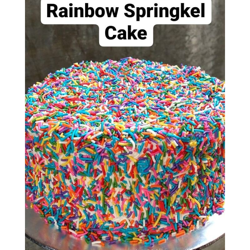 

Rainbow Springkel cake diameter 20 Danya's Pastry