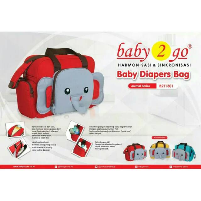 Baby Diapers Bag Animal Series Baby 2 Go