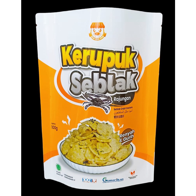 

Kerupuk Seblak Rajungan (PEDAS) - Dewi Home Crab