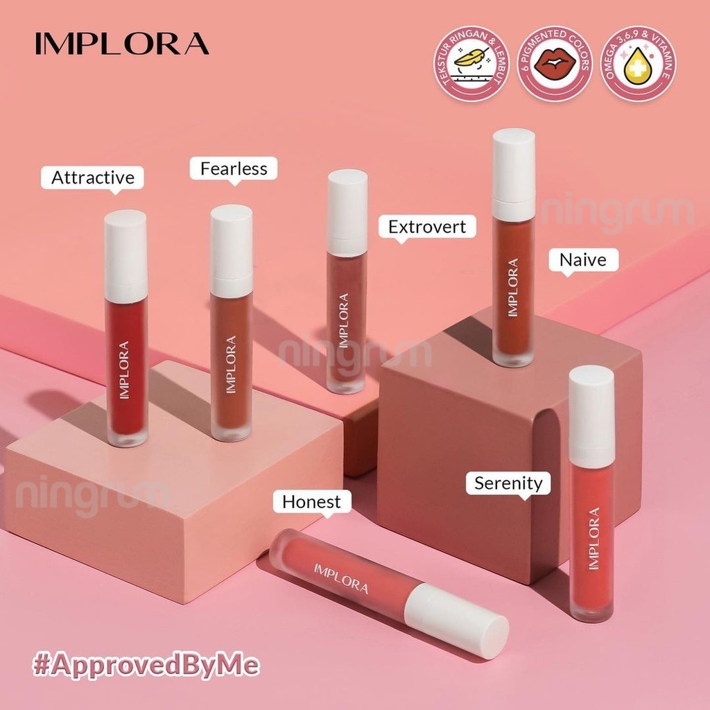 Ningrum - Implora Lip Velvet - 5116