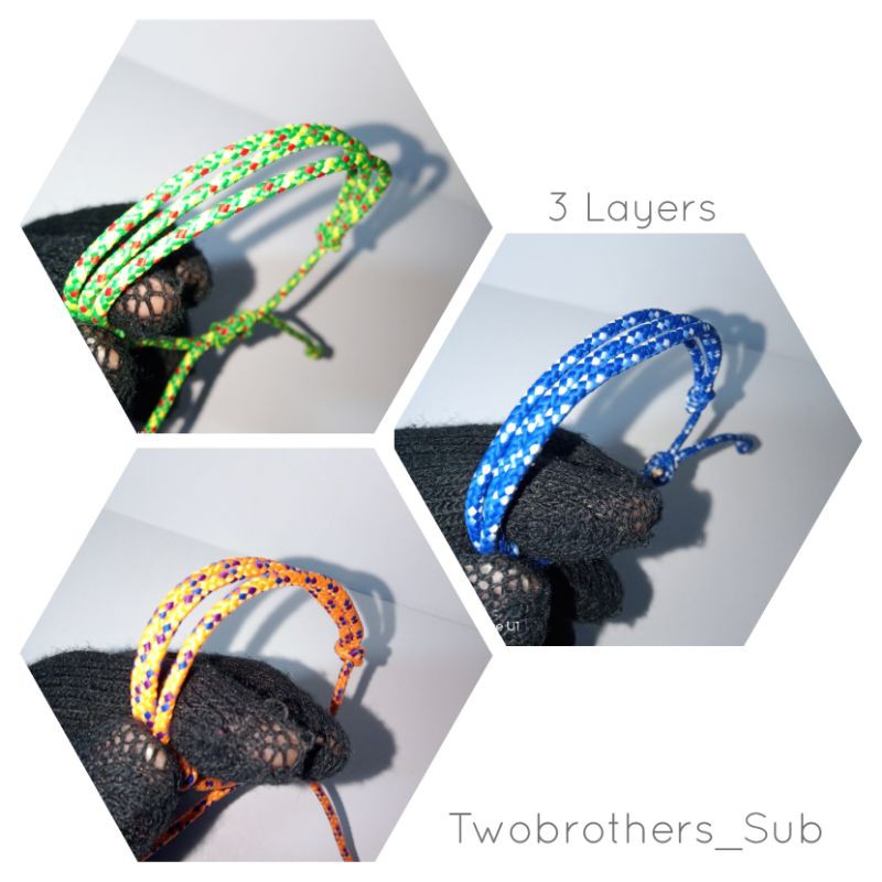 Gelang Tali Perusik 3 Layer