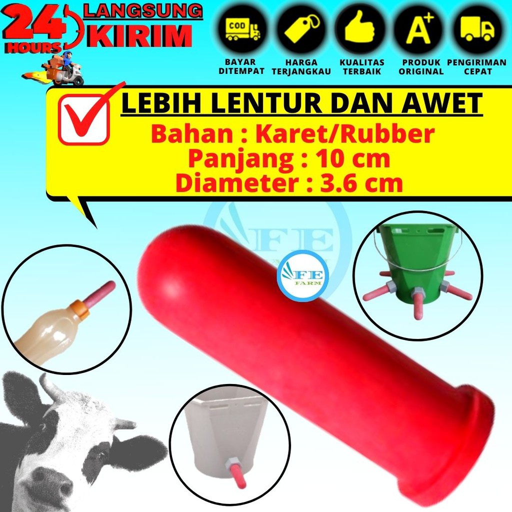 Dot Pedet / Anak Sapi Merah Dot Untuk Pemberian Susu Pada Pedet FEFARM