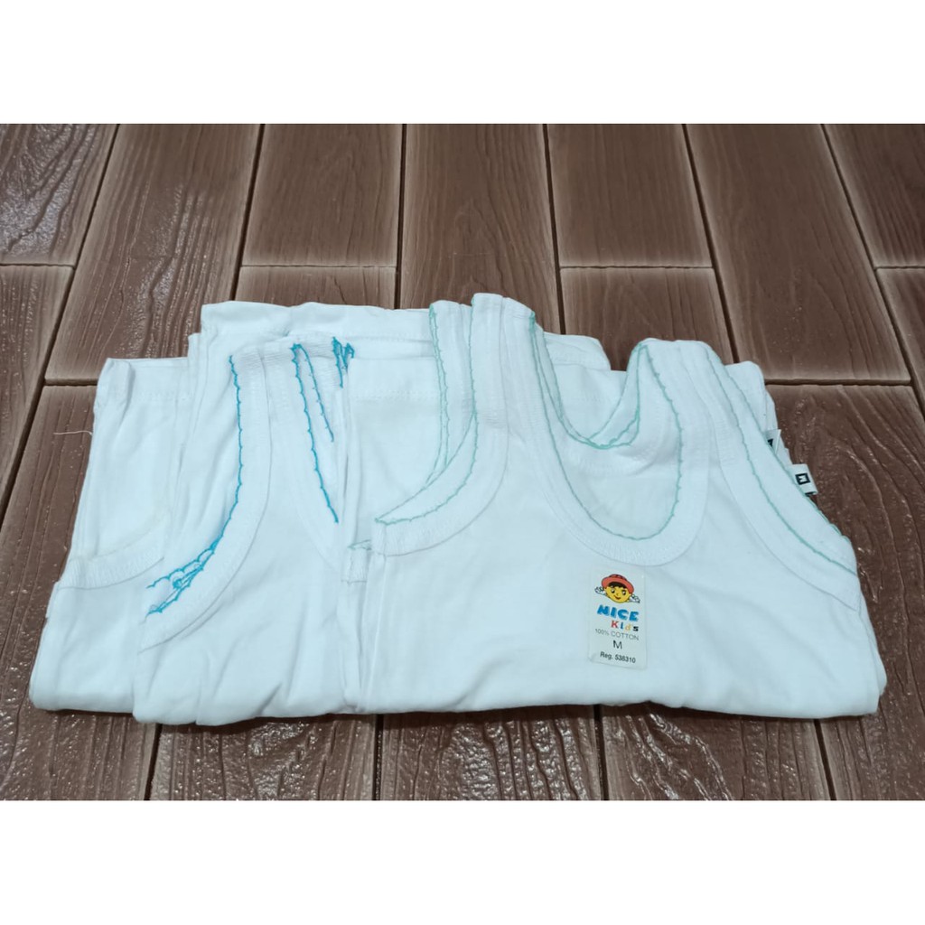 3 PCS Singlet anak Merk Nice Kids