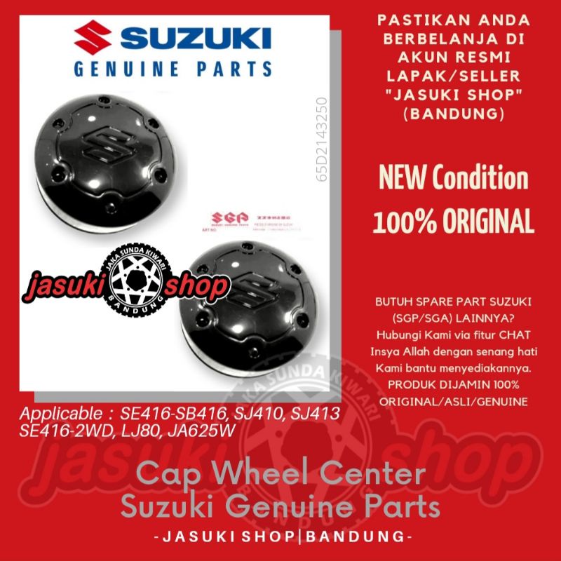 Cap Wheel Center Dop Tutup Velg Roda Suzuki Vitara Escudo Sidekick Nomade 1.6 XL7 Jimny Katana Sierr