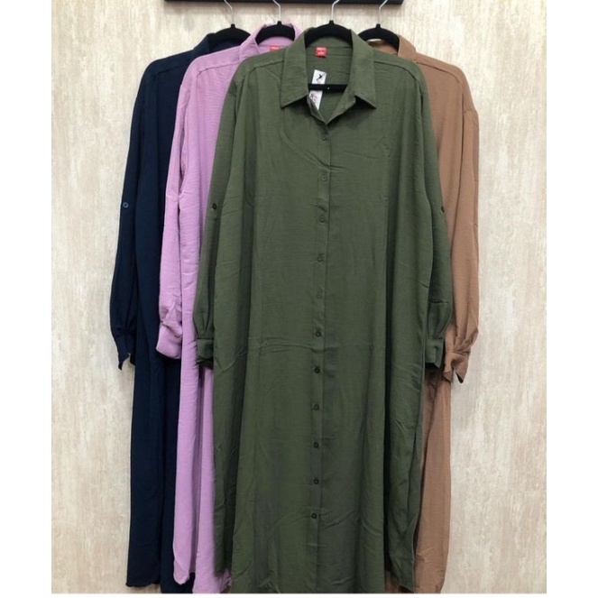 obral tunik ektra jumbo crinkle airflow premium