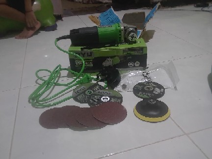 Kertas Amplas Bulat Velcro 4 Ampelas Kretekan Grit No 60 80 100 150