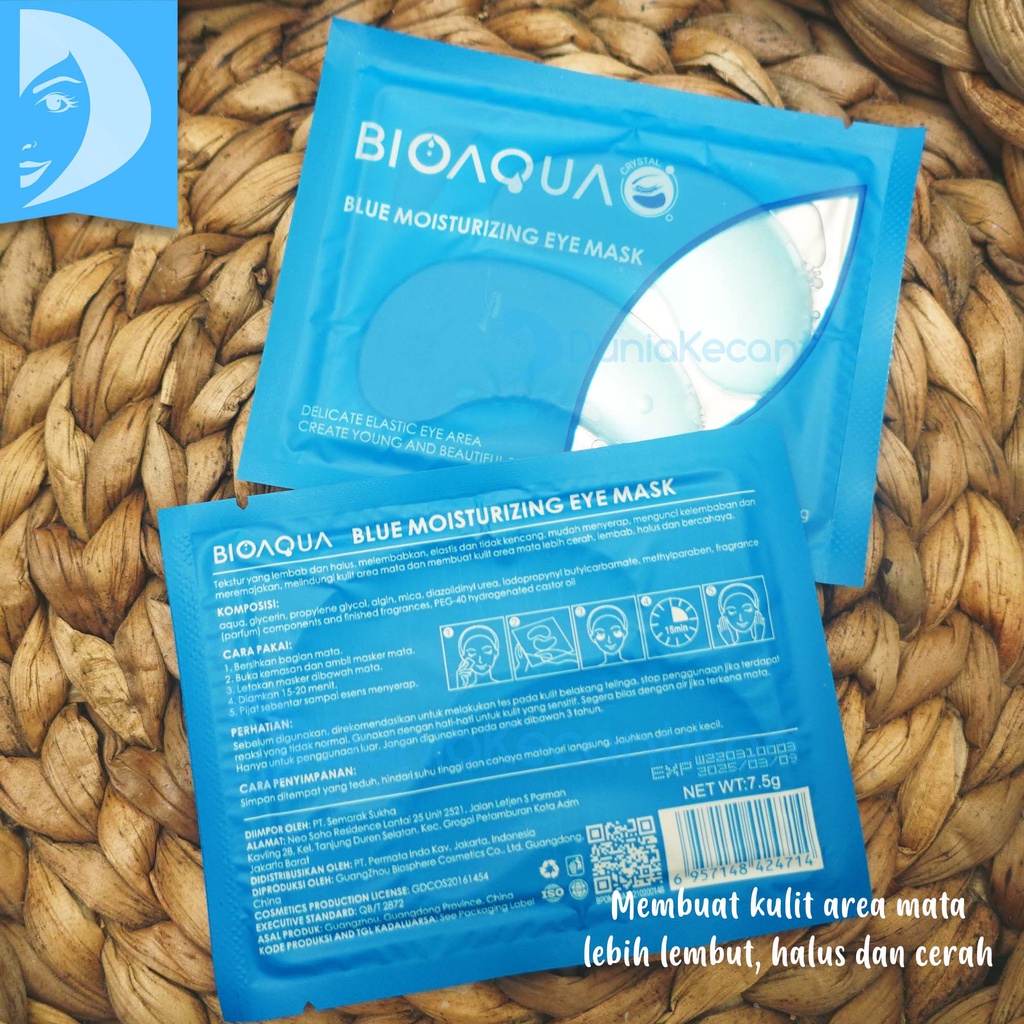 Bioaqua Eye Mask Moisturizing Masker Mata Panda Memudarkan Kerutan Mata Bio Aqua Eyemask