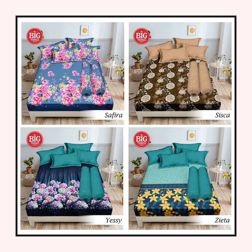 ALOHA Sprei 120x200 motif Denta Jarvis Norin Torino Fanny Hillary Pineapple Zieta - Single 120 SP