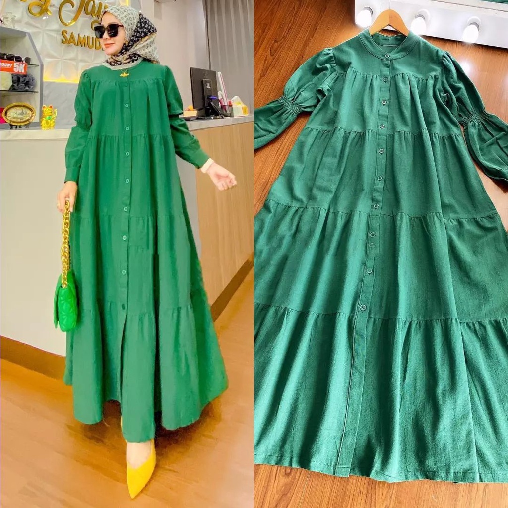 ZOYA MAXI BL KATUN RAYON LD 110 CM PB 138 CM ( BACA DESKRIPSI SEBELUM ORDER ) Gamis Dewasa Gamis Murah Meriah Promo Gamis Wanita Terbaru 2022