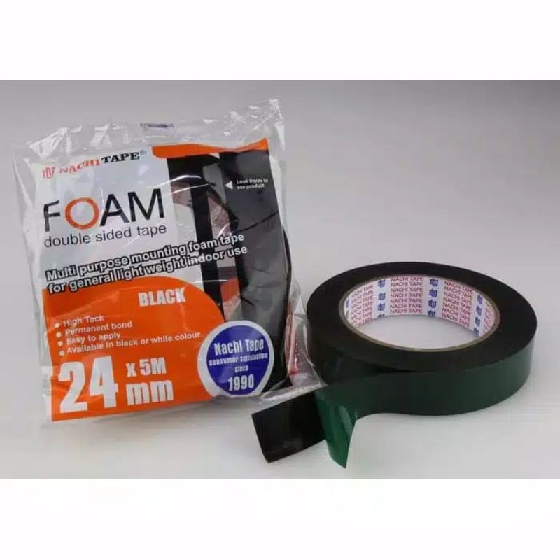 Jual Isolasi Double Foam Nachi Tape 24mm Shopee Indonesia 7989