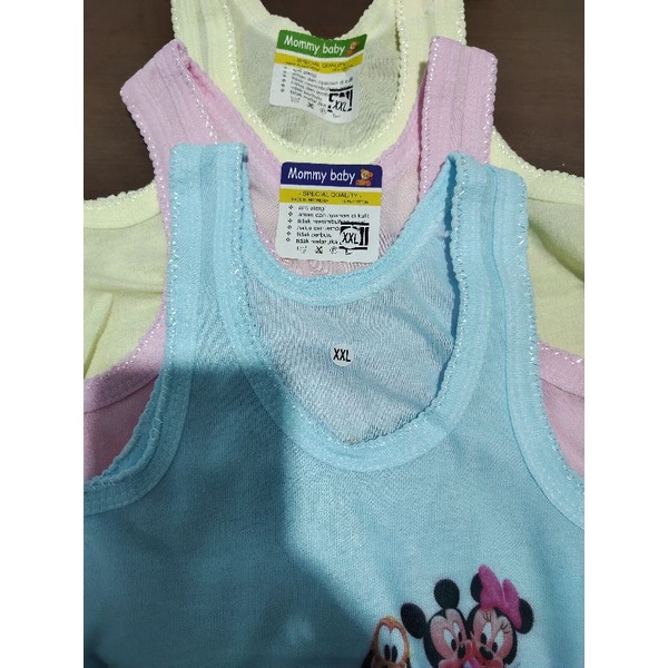 1 PCS SINGLET ANAK ANAK PUTIH / SINGLET BAGUS