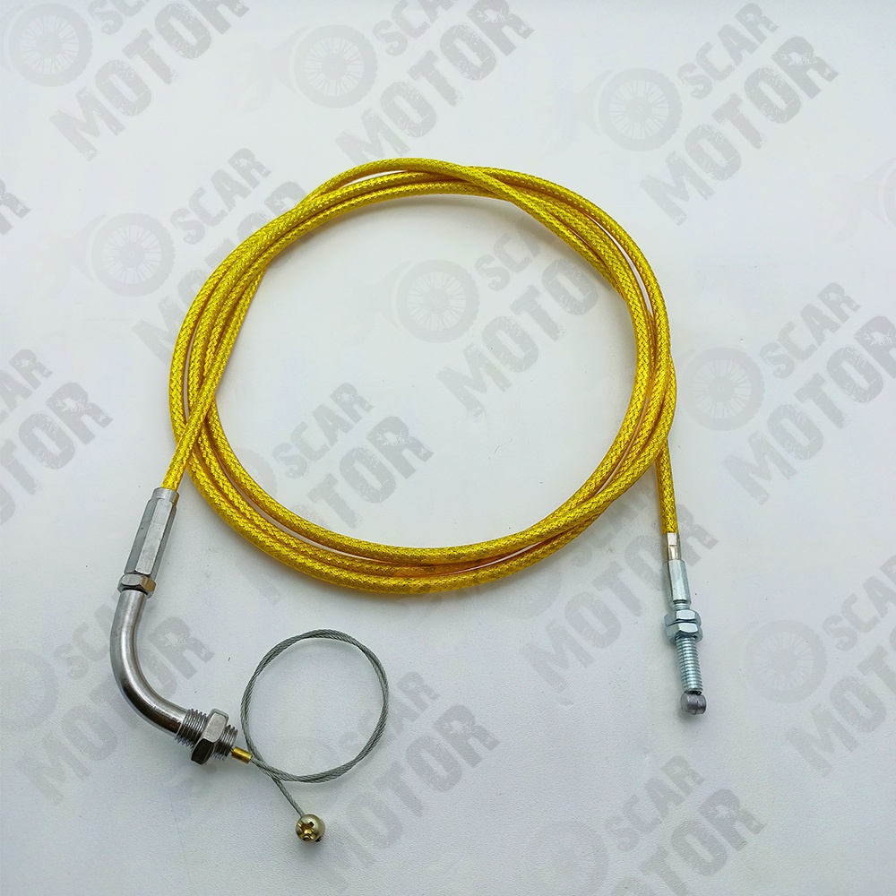 KABEL SELANG REM L GAS SERAT CARBON UNIVERSAL DMN MOTOR NEW TALI GAS motor