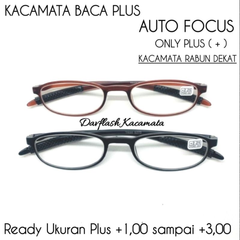Kacamata frame Baca kecil imut Plus Lentur Elastis Pria/Wanita | Kacamata Rabun Dekat Reading Glasse