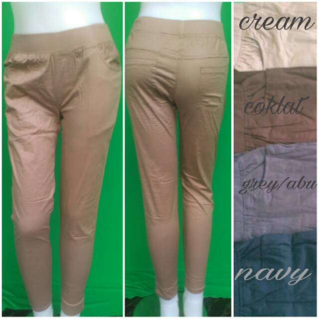 Celana legging katun strech(elastis)