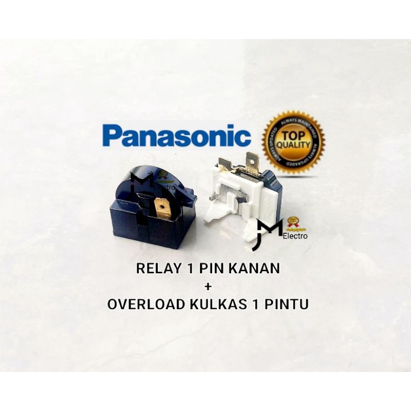 1 Set Relay Overload Kulkas PANASONIC 1 Pintu