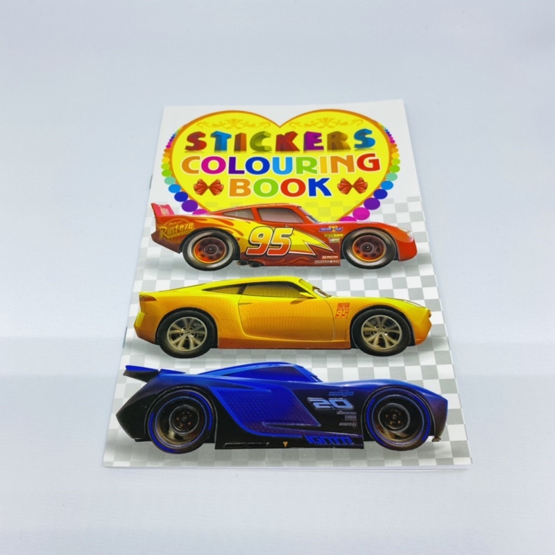 

buku mewarnai gambar sticker anak small activity book 16 halaman cars spiderman frozen hello kitty