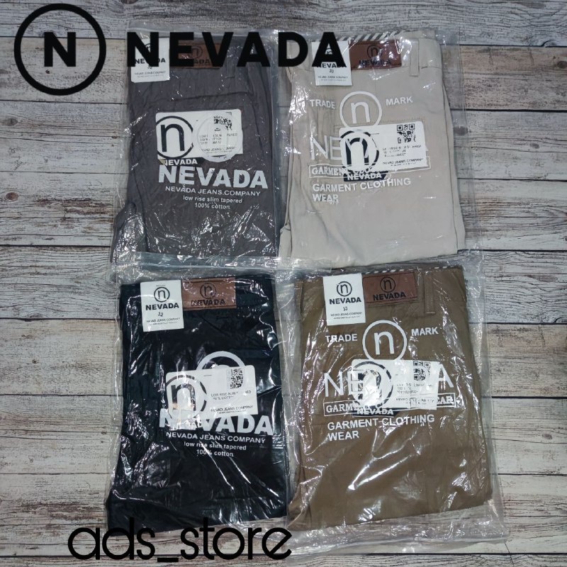 NEVADA Celana Chino Panjang Pria Distro Premium Size 28-33