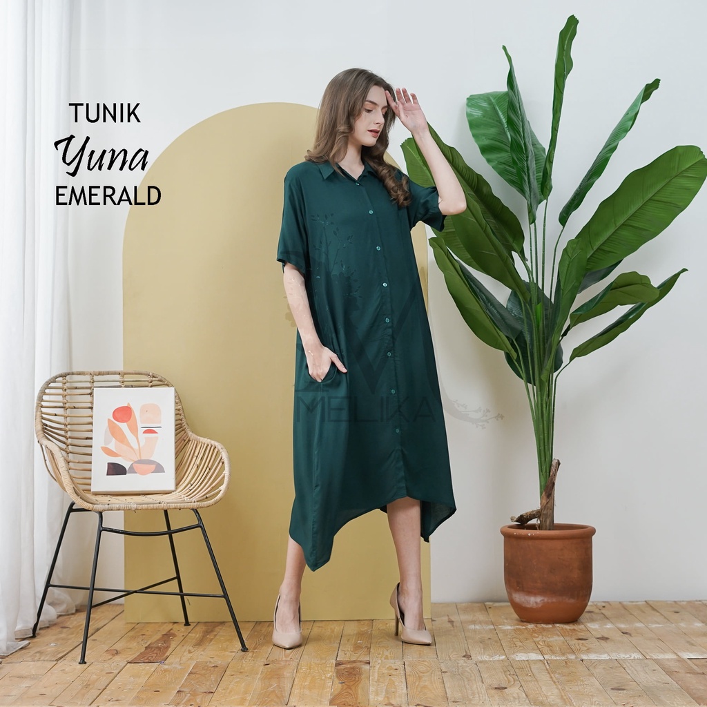TUNIK / DRESS WANITA KOREA BUSUI FRIENDLY YUNA
