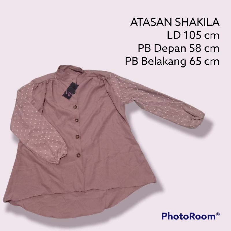 ATASAN SHAKILA / ATASAN BEST SELLER / KEMEJA WANITA / KEMEJA KERJA / BLOUSE WANITA / BLOUSE / VEST R