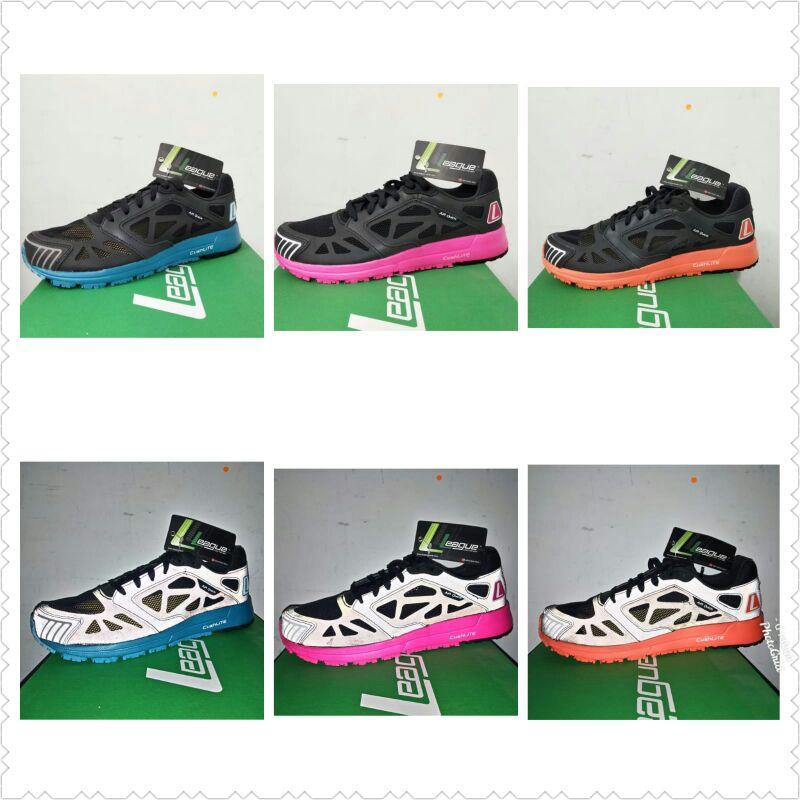 sepatu league pria volans nocturnal running shoes asli ori promo diskon.