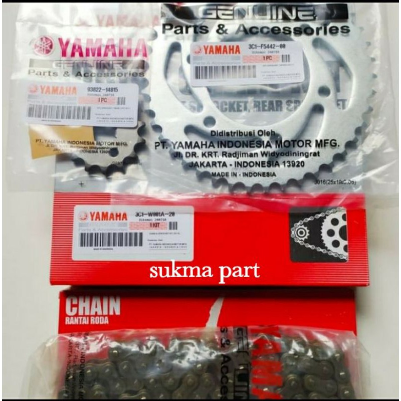 GEAR SET YAMAHA VIXION OLD BARANG ORI YGP